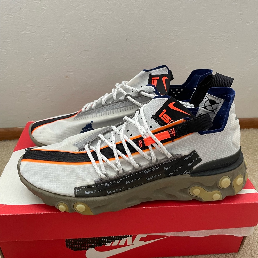 Nike Ispa React Summit White Deep Royal Blue Size… - image 7